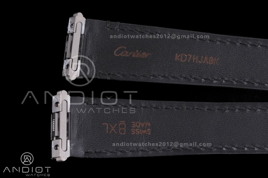 Santos de Cartier 35mm SS BVF 1:1 Best Edition Brown Dial on SS SmartLinks Bracelet MIYOTA 9039