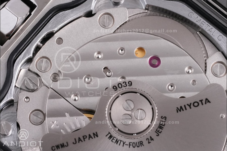 Santos de Cartier 35mm SS BVF 1:1 Best Edition Green Dial on SS SmartLinks Bracelet MIYOTA 9039