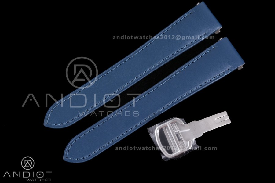 Santos de Cartier 35mm SS BVF 1:1 Best Edition Blue Dial on SS SmartLinks Bracelet MIYOTA 9039