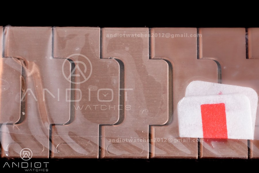 Santos de Cartier 35mm BVF 1:1 Best Edition RG White Dial Diamond Bezel on YG Smart-Links Bracelet MIYOTA 9039