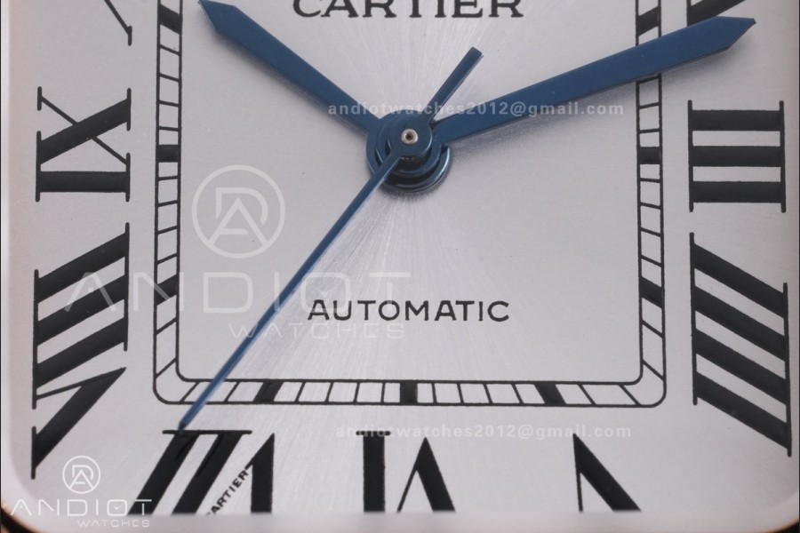 Santos de Cartier 35mm BVF 1:1 Best Edition RG White Dial Diamond Bezel on YG Smart-Links Bracelet MIYOTA 9039