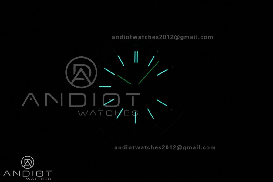 Royal Oak 39mm 15202IP Titanium ZF 1:1 Best Edition Blue Textured Dial on SS Bracelet A2121 V2