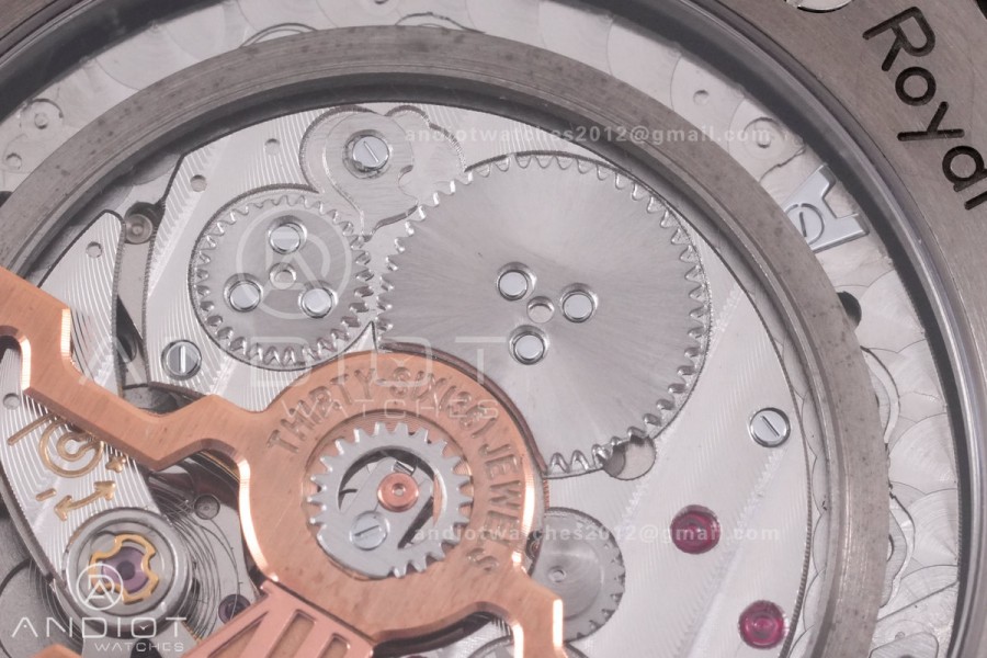 Royal Oak 39mm 15202IP Titanium ZF 1:1 Best Edition Blue Textured Dial on SS Bracelet A2121 V2