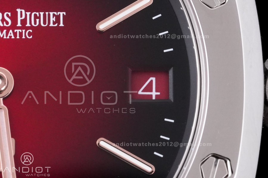 Royal Oak 39mm Titanium 16202XT ZF 1:1 Best Edition Red Dial on Bracelet A7121