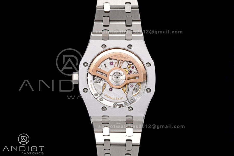 Royal Oak 41mm 15510 SS JF 1:1 Best Edition Gray Dial on SS Bracelet SA4302 Super Clone