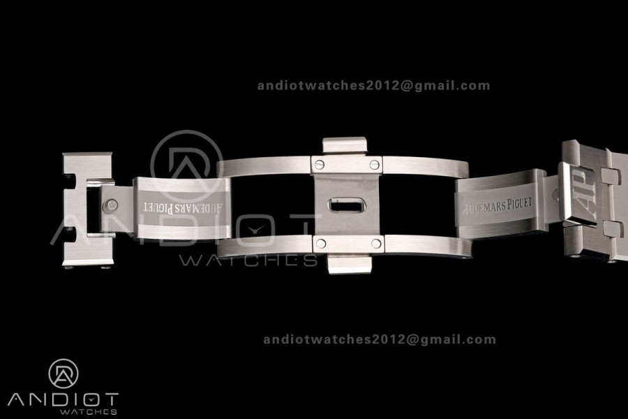 Royal Oak 41mm 15510 SS JF 1:1 Best Edition Blue Ombre Dial on SS Bracelet SA4302 Super Clone