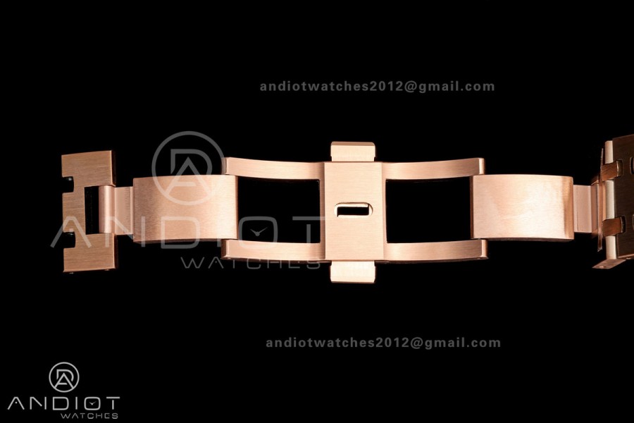 Royal Oak 41mm 15510 RG JF 1:1 Best Edition Blue Dial on RG Bracelet SA4302 Super Clone