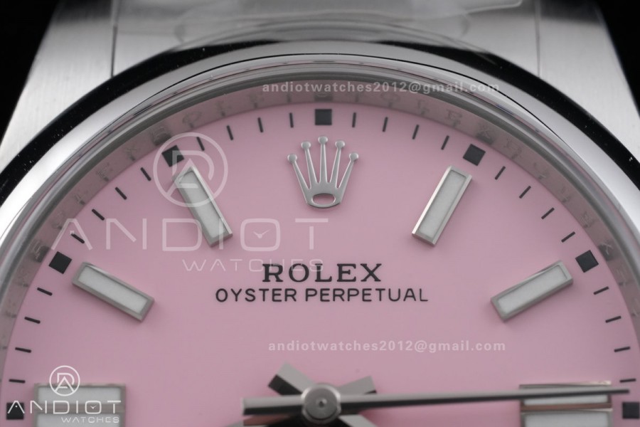 Oyster Perpetual 124300 41mm Clean Plus 1:1 Best Edition 904L Steel Pink Dial DD3230