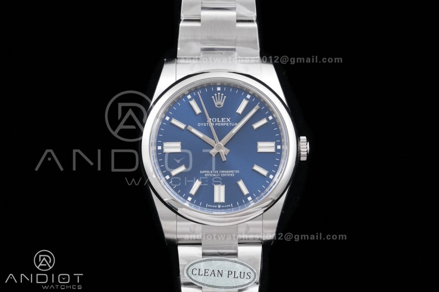 Oyster Perpetual 124300 41mm Clean Plus 1:1 Best Edition 904L Steel Blue Dial DD3230
