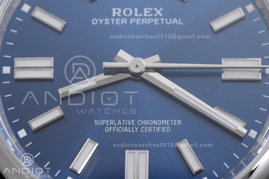 Oyster Perpetual 124300 41mm Clean Plus 1:1 Best Edition 904L Steel Blue Dial DD3230