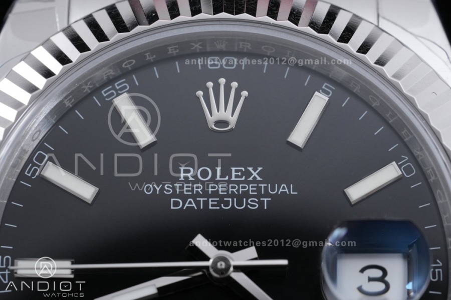 DateJust 41 126334 904L SS VSF 1:1 Best Edition Black Dial on Oyster Bracelet VS3235v2 V2s (133g)Free Sprung