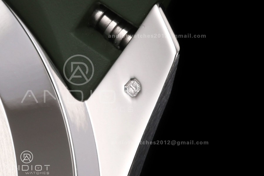Aquanaut 5168G 42mm SS APWF 1:1 Best Edition Green Dial on Green Rubber Strap A324 Super Clone (140g)