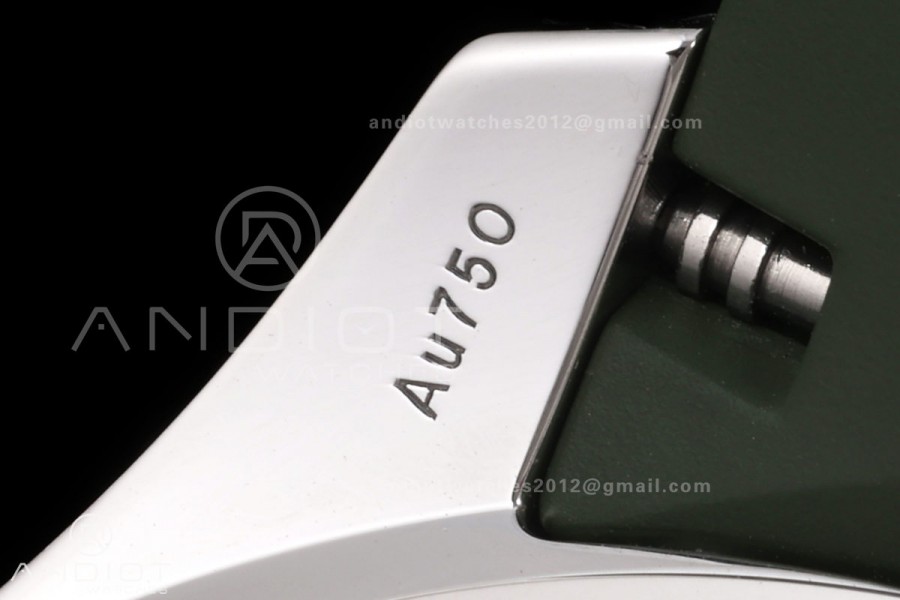 Aquanaut 5168G 42mm SS APWF 1:1 Best Edition Green Dial on Green Rubber Strap A324 Super Clone (140g)