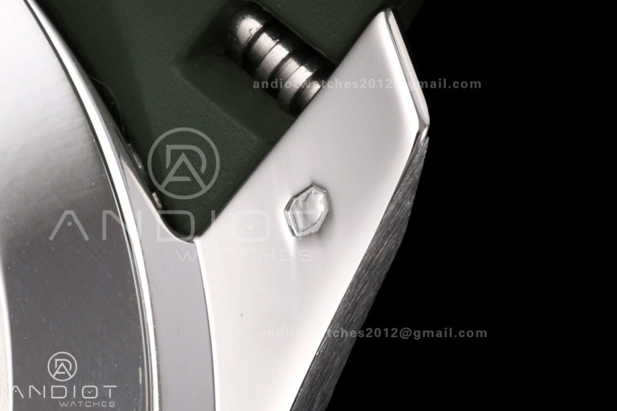 Aquanaut 5168G 42mm SS APWF 1:1 Best Edition Green Dial on Green Rubber Strap A324 Super Clone (140g)
