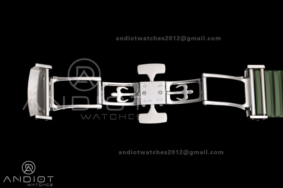 Aquanaut 5168G 42mm SS APWF 1:1 Best Edition Green Dial on Green Rubber Strap A324 Super Clone (140g)