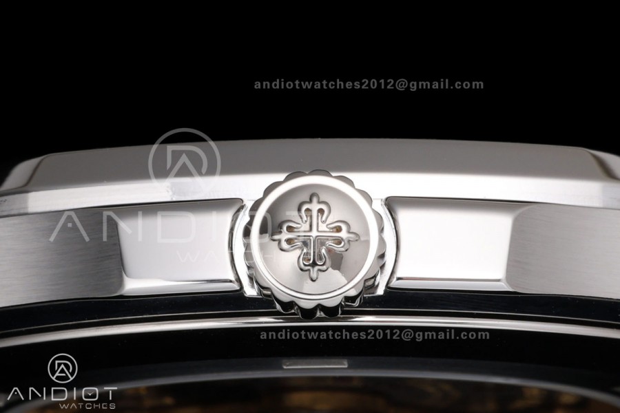 Aquanaut 5168G 42mm SS APWF 1:1 Best Edition Green Dial on Green Rubber Strap A324 Super Clone (140g)