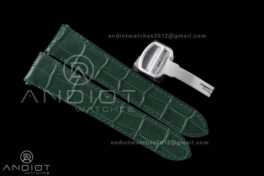 Santos de Cartier 40mm BVF 1:1 Best Edition Green Dial on SS SmartLinks Bracelet MIYOTA 9015