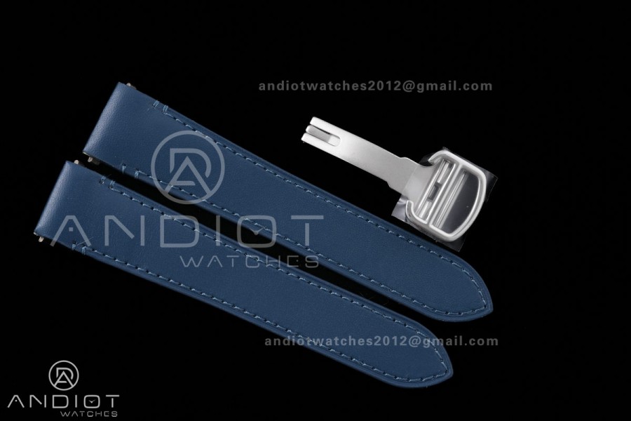 Santos de Cartier 40mm SS BVF 1:1 Best Edition Blue Dial on SS SmartLinks Bracelet MIYOTA 9015 V2