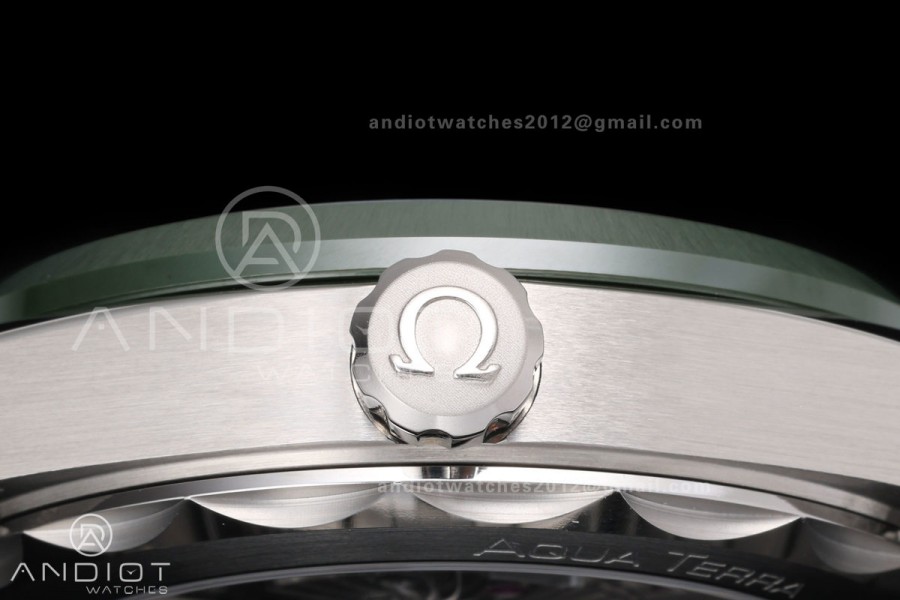 Aqua Terra Worldtimer VRSF 1:1 Best Edition Green Bezel Green Dial on SS Bracelet A8938