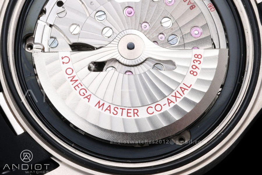 Aqua Terra Worldtimer VRSF 1:1 Best Edition Gray Dial Black Bezel on Black Rubber Strap A8938