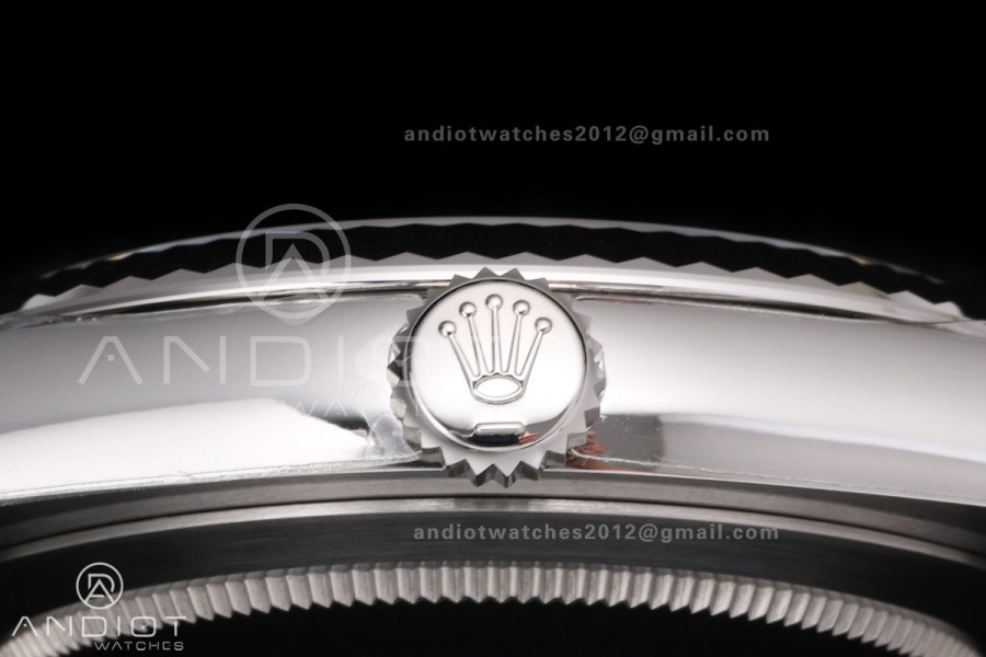 DateJust 41 126334 904L SS VSF 1:1 Best Edition Gray Stick Dial on Oyster Bracelet VS3235v2 V2s Free Sprung (133g)