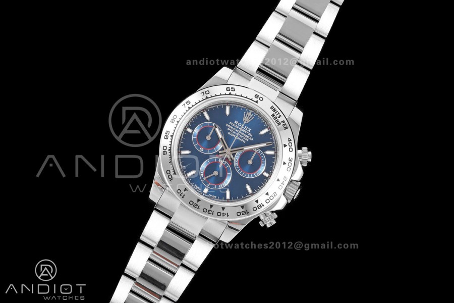 Daytona 126509 ZF 1:1 Best Edition 904L Steel Blue Dial on SS Bracelet JH4131 (215g)