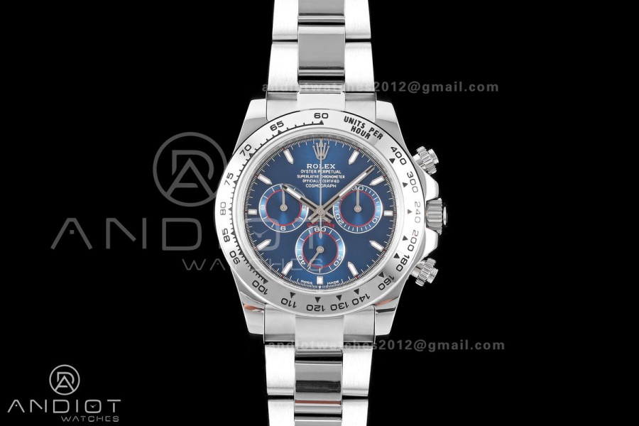 Daytona 126509 ZF 1:1 Best Edition 904L Steel Blue Dial on SS Bracelet JH4131 (215g)