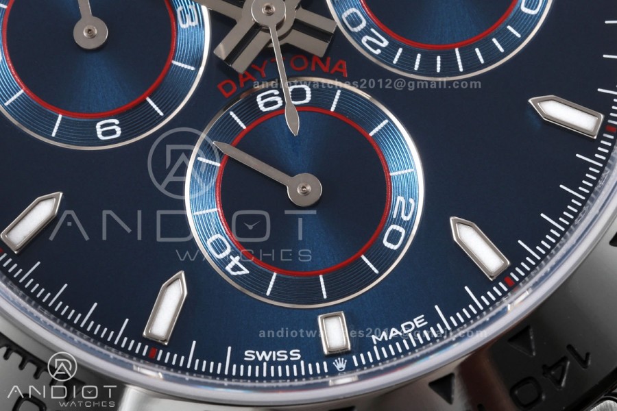 Daytona 126509 ZF 1:1 Best Edition 904L Steel Blue Dial on SS Bracelet JH4131 (215g)