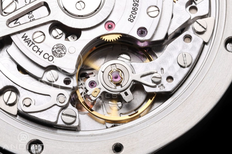 Portugieser Chrono IW371604 OCTA 1:1 Best Edition White/YG Dial on Black Leather Strap DD69355 Super Clone