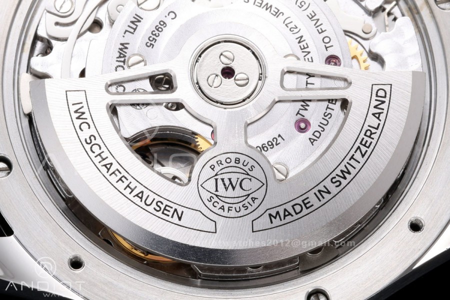 Portugieser Chrono IW371605 OCTA 1:1 Best Edition White/Blue Dial on Blue Leather Strap DD69355 Super Clone
