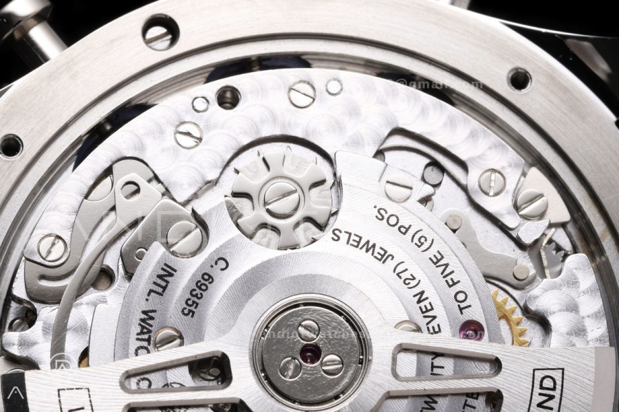 Portugieser Chrono IW371605 OCTA 1:1 Best Edition White/Blue Dial on Blue Leather Strap DD69355 Super Clone