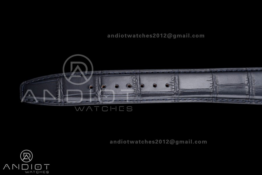 Portugieser Chrono IW371605 OCTA 1:1 Best Edition White/Blue Dial on Blue Leather Strap DD69355 Super Clone