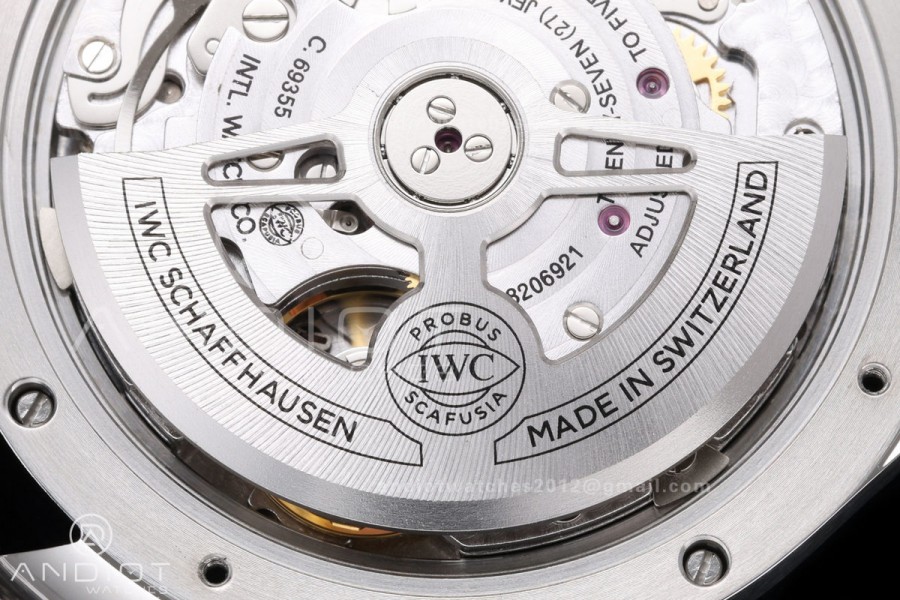 Portugieser Chrono IW371624 OCTA 1:1 Best Edition YG Dial on Black Leather Strap DD69355 Super Clone