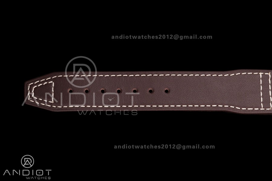 Pilot Chrono IW388103 OCTA 1:1 Best Edition Green Dial on Brown Leather Strap 69385 Super Clone
