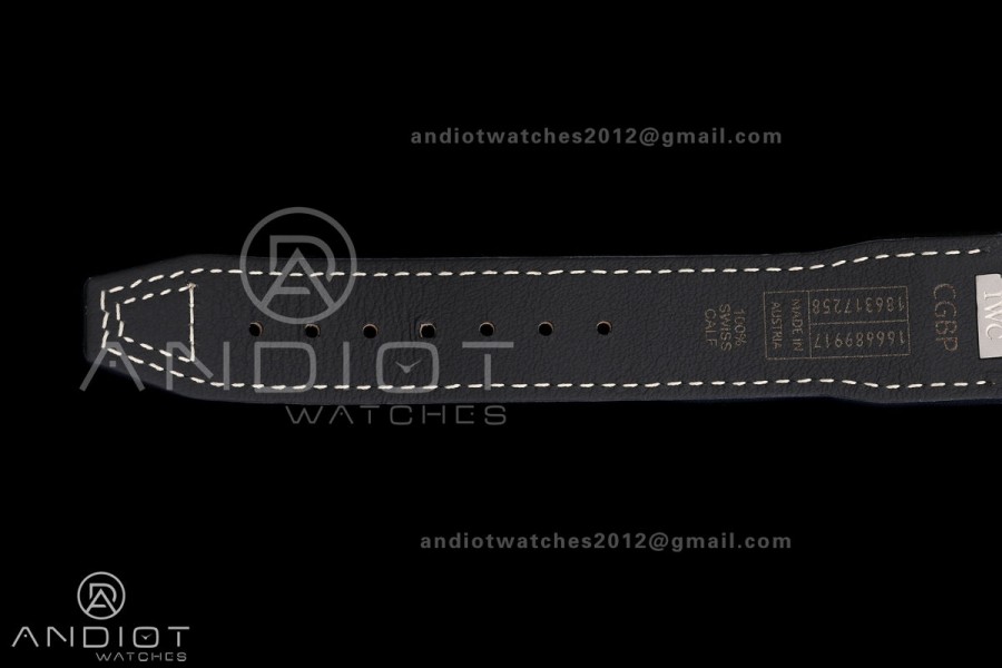 Pilot Chrono IW388101 OCTA 1:1 Best Edition Blue Dial on Blue Leather Strap 69385 Super Clone