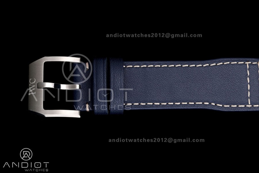 Pilot Chrono IW388101 OCTA 1:1 Best Edition Blue Dial on Blue Leather Strap 69385 Super Clone