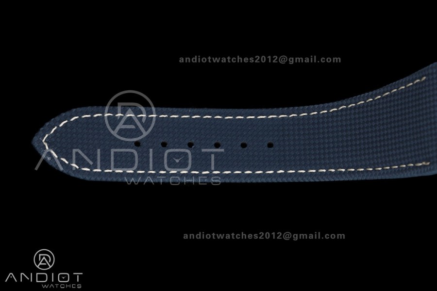 Nautilus 5810 SS PPF 1:1 Best Edition Blue Textured Dial on Blue Composite Strap SA240 Super Clone