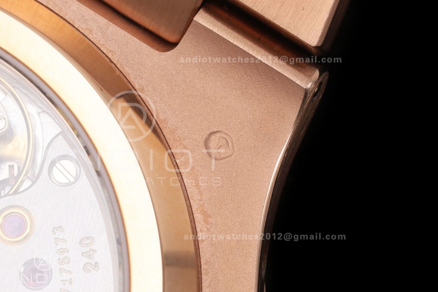 Nautilus 5712r RG UMI 1:1 Best Edition Brown Dial on RG Bracelet PPF240 Super Clone Free Sprung (Weighted)