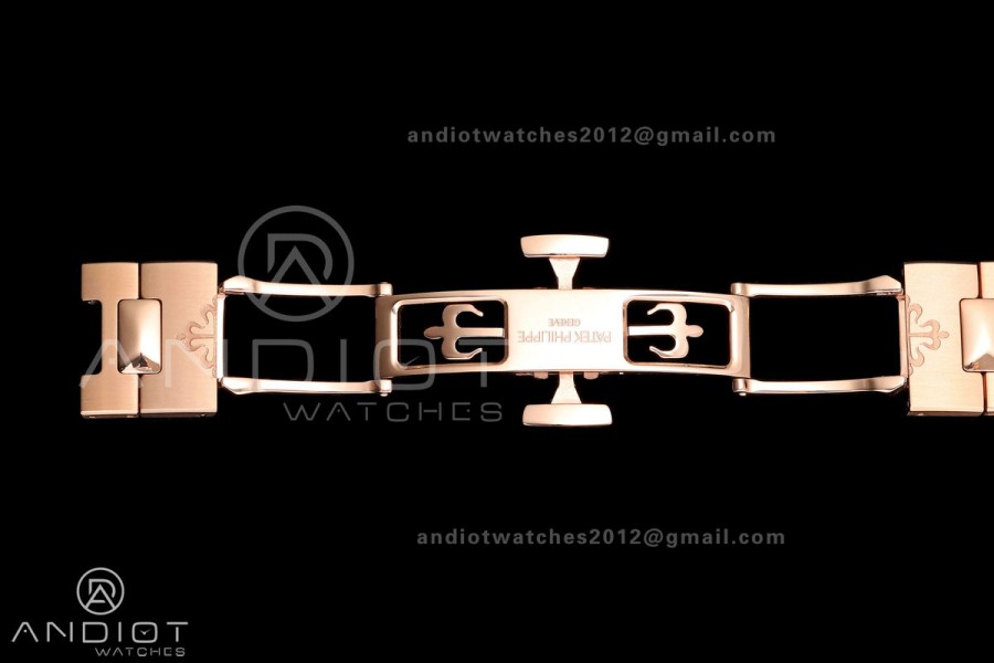Nautilus 5712r RG UMI 1:1 Best Edition Brown Dial on RG Bracelet PPF240 Super Clone Free Sprung (Weighted)