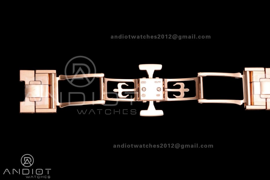 Nautilus 5712r RG UMI 1:1 Best Edition Brown Dial on RG Bracelet PPF240 Super Clone Free Sprung (Weighted)