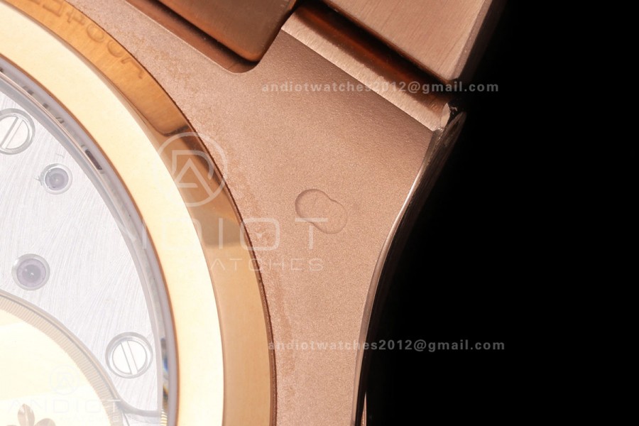 Nautilus 5712r RG UMI 1:1 Best Edition Brown Dial on RG Bracelet PPF240 Super Clone Free Sprung (Weighted)