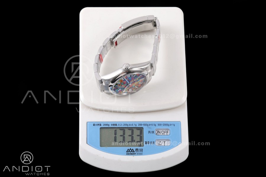 Oyster Perpetual 134300 41mm VSF 1:1 Best Edition 904L Steel Multicoloured Dial VS3235