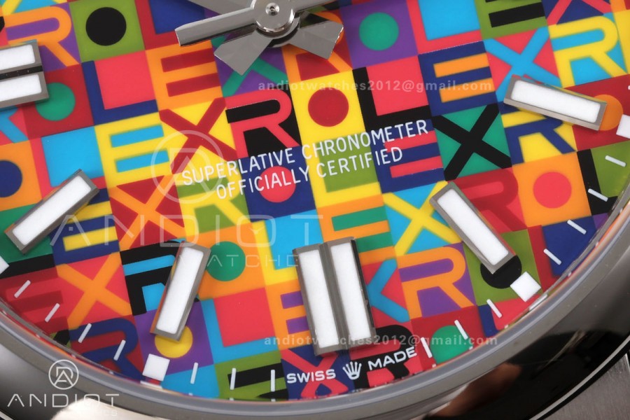 Oyster Perpetual 134300 41mm VSF 1:1 Best Edition 904L Steel Multicoloured Dial VS3235