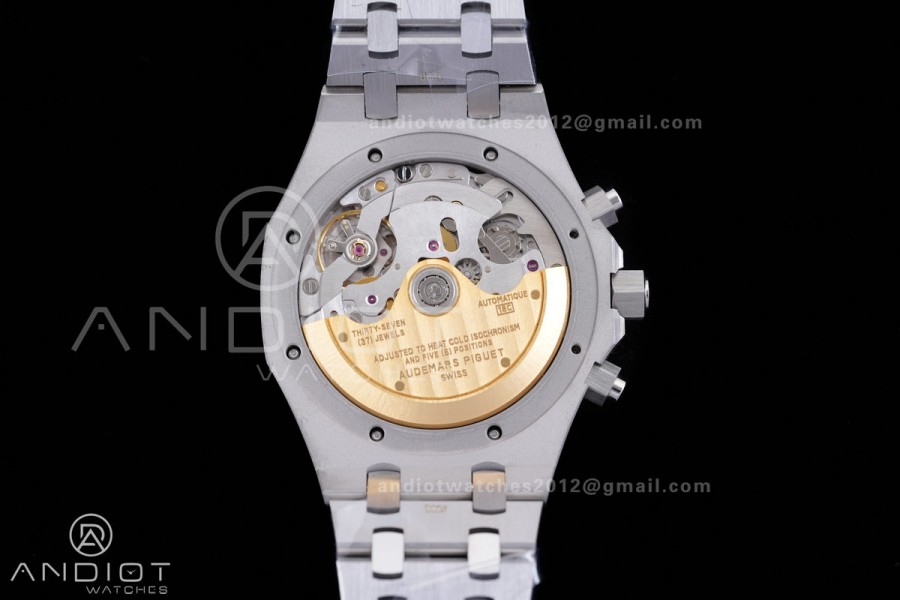 Royal Oak Chrono 26715 SS APSF 1:1 Best Edition Blue Dial On SS Bracelet A2385