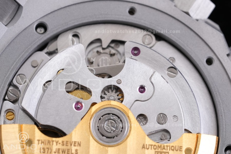 Royal Oak Chrono 26715 SS APSF 1:1 Best Edition Blue Dial On SS Bracelet A2385