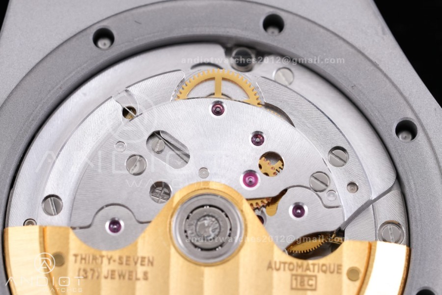 Royal Oak Chrono 26715 SS APSF 1:1 Best Edition Blue Dial On SS Bracelet A2385