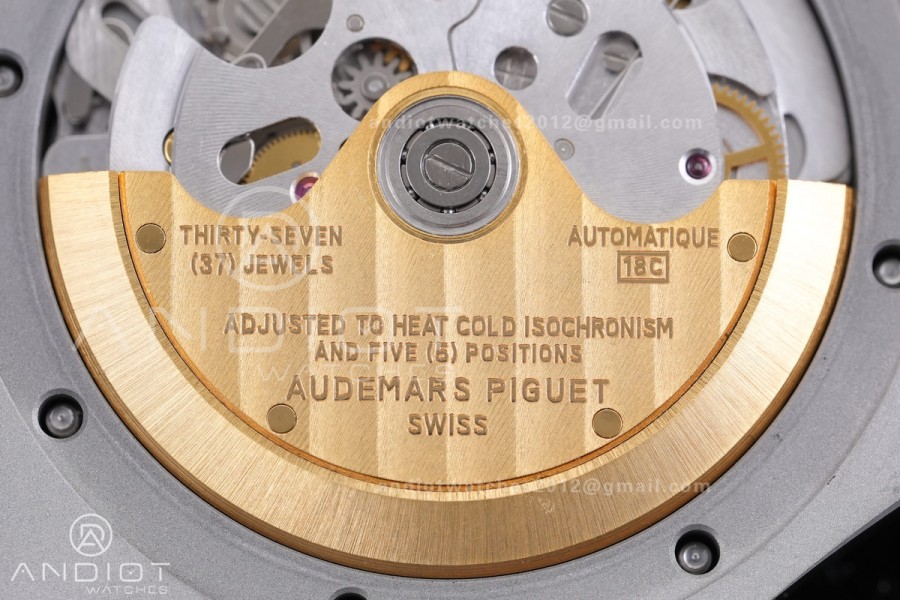 Royal Oak Chrono 26715 SS APSF 1:1 Best Edition Blue Dial On SS Bracelet A2385