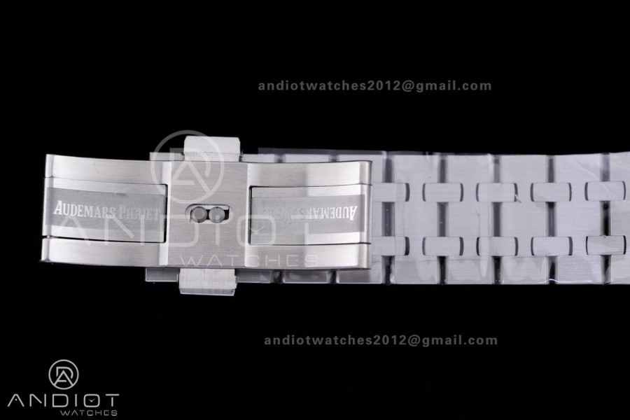 Royal Oak Chrono 26715 SS APSF 1:1 Best Edition Blue Dial On SS Bracelet A2385