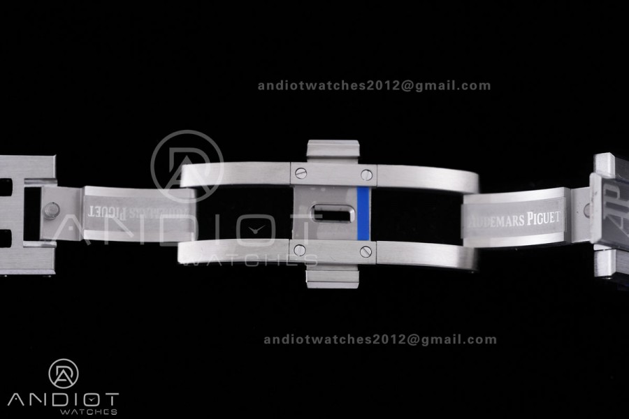 Royal Oak Chrono 26715 SS APSF 1:1 Best Edition Blue Dial On SS Bracelet A2385