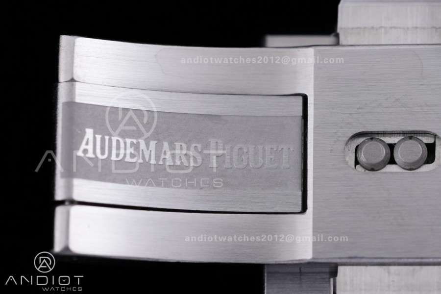 Royal Oak Chrono 26715 SS APSF 1:1 Best Edition Blue Dial On SS Bracelet A2385